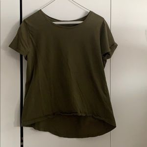 Green t shirt